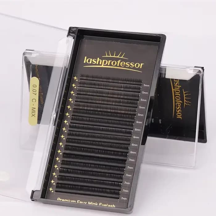 Extensions de cils individuelles Lashprofessor 5-20mm, cils en soie douce de qualité supérieure, noi
