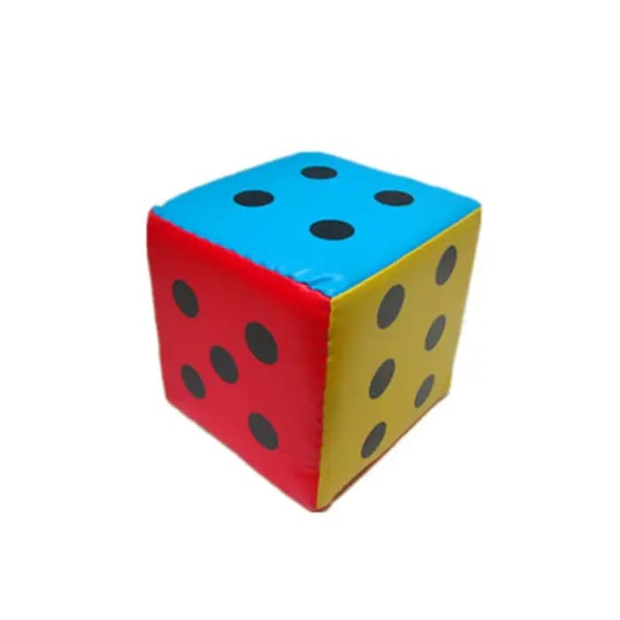 Super grande éponge colorée à six côtés, accessoires de jeu de fête, aide au fuchsia, multicolore, 2
