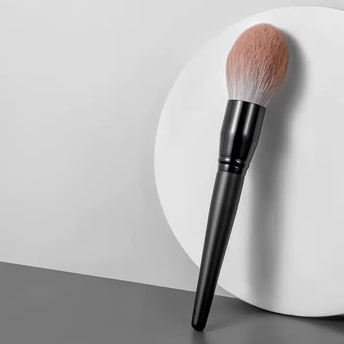 Pinceau Kabuki professionnel-pinceau de maquillage en poudre de Blush doux, cheveux synthétiques pou