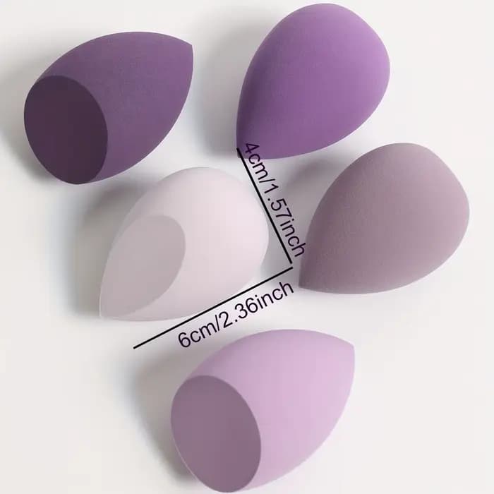 Ensemble d'éponges de maquillage pour application de crème BB liquide, houppette à double usage, sec