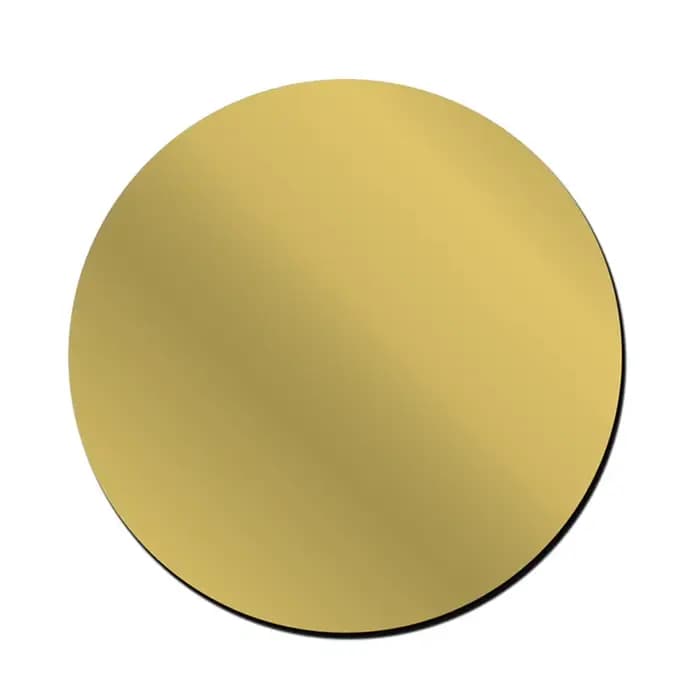 Autocollants de miroir acrylique auto-adhésifs ronds, petits miroirs circulaires décoratifs, décalco