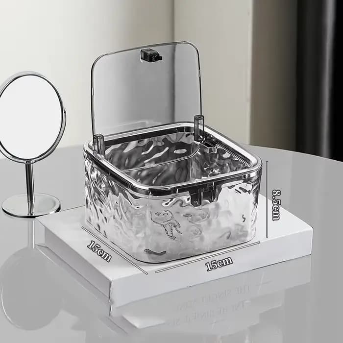 Organisateur d'accessoires pour cheveux, boîte de rangement en acrylique, organisateur de cravates d