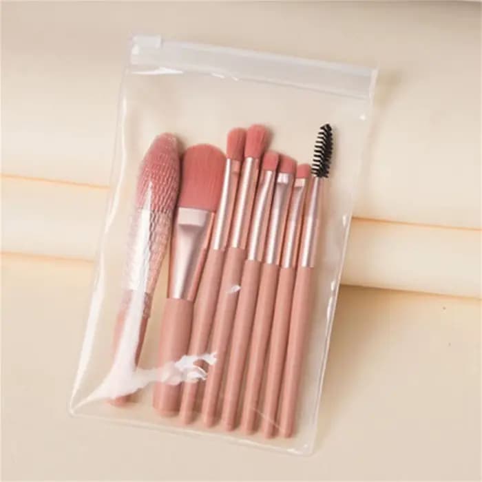 Ensemble de pinceaux de maquillage doux et moelleux, 8 pièces, pour fond de teint, Blush, poudre, fa