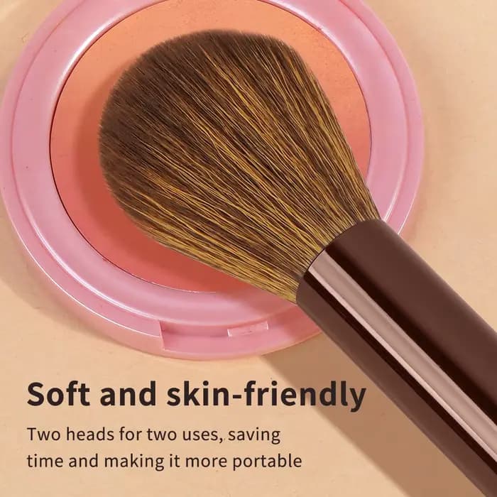 MAANGE Double tête fond de teint Contour du nez pinceau de maquillage en forme de U Modification fac