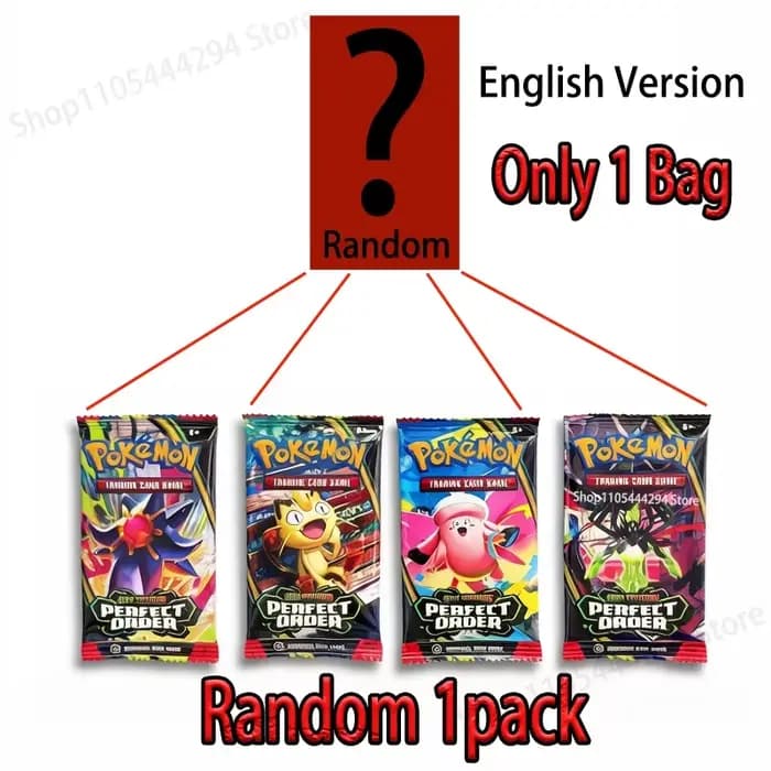 MEGA EVOLUTION Perfect Order 360 cartes Pokémon Écarlate et Violet Prismatic Evolutions Booster Batt