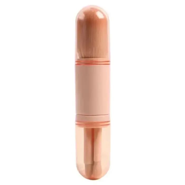 Ensemble de pinceaux de maquillage de voyage 4 en 1, pinceau rétractable et 3 petits pinceaux pour l