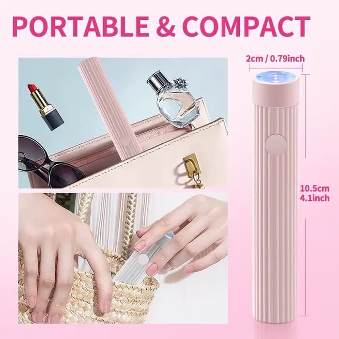 YIKOOLIN 1 Pc stylo forme Portable UV/LED lampe à ongles pour vernis Gel et presse sur ongles sans f