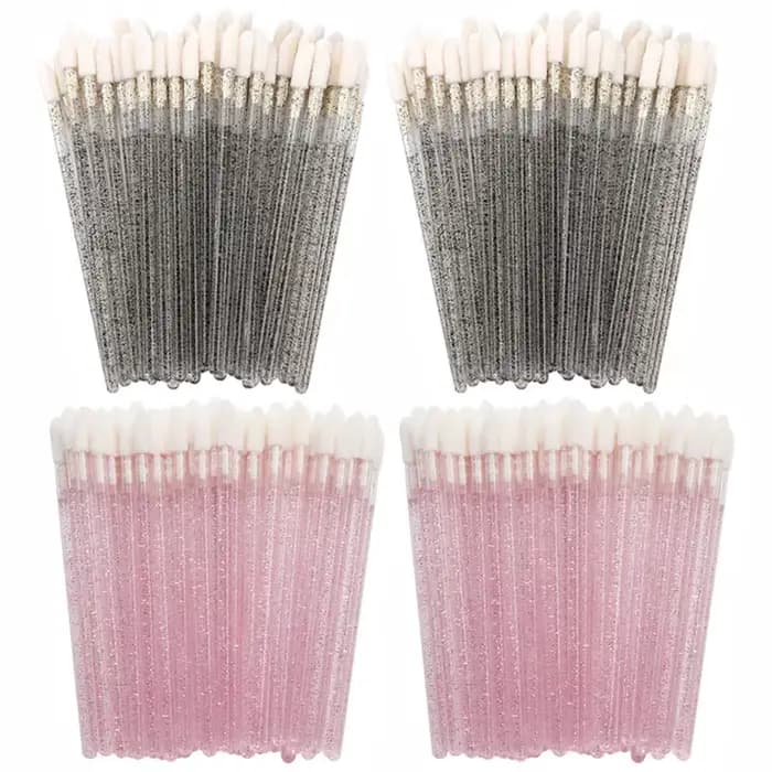 Brosse à lèvres en cristal, applicateur de brillant à lèvres, baguettes, vente en gros pour Kits d'o