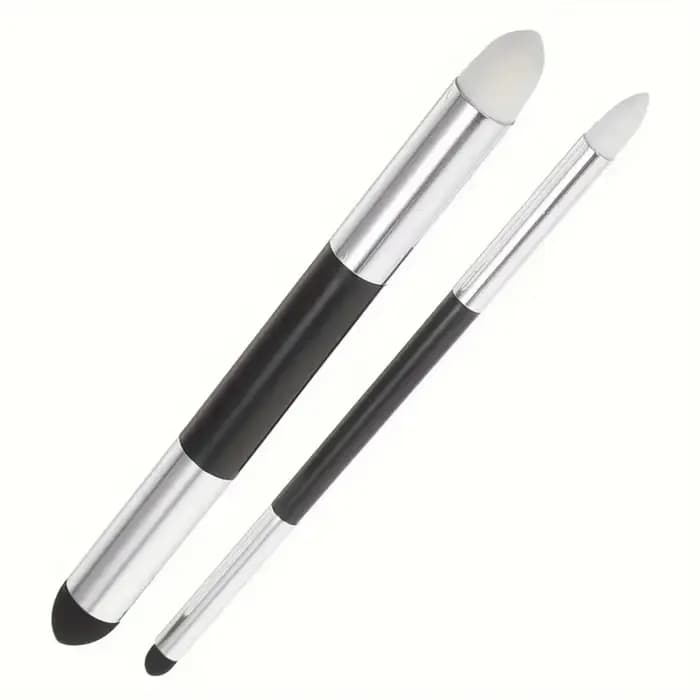 Lot de 2 éponges de mélange double face, éponges lavables pour estomper les croquis et mélanger les 