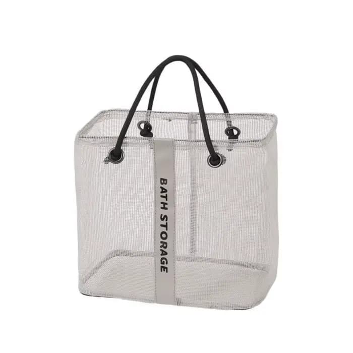 Sac de toilette en maille grande capacité, séchage rapide, écologique, sac à main de maquillage resp