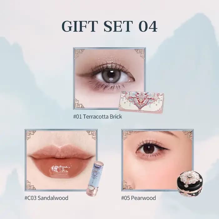 Ensemble de maquillage Flower Knows Butterfly Cloud Collar Collection Coffret cadeau de maquillage c