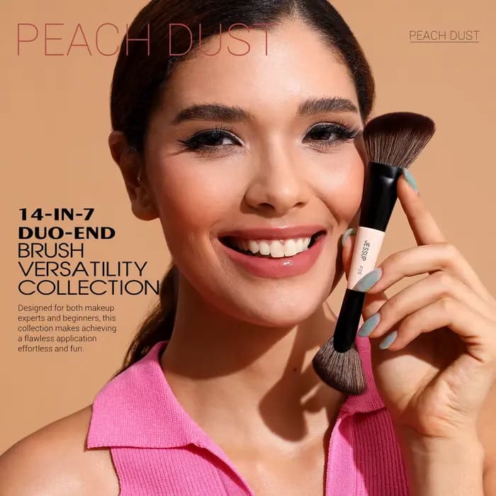 Jessup-Ensemble de pinceaux de maquillage double face, 3/5/7pcs, pour fond de teint, fard à barrage,