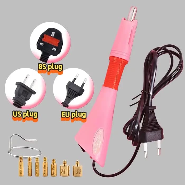 Outil applicateur Nibiru Hotfix, noir, plastique pour l'art, l'artisanat, les meubles, les vêtements