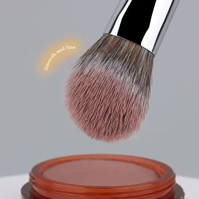 Coeur de pêche fard à joues brosse poudre Blush crème liquide Blush pinceaux de maquillage plat peti