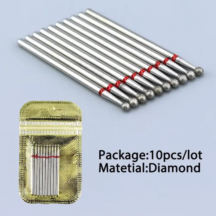 10 pièces diamant fraise ongles forets ensemble pour manucure accessoire pédicure électrique Machine