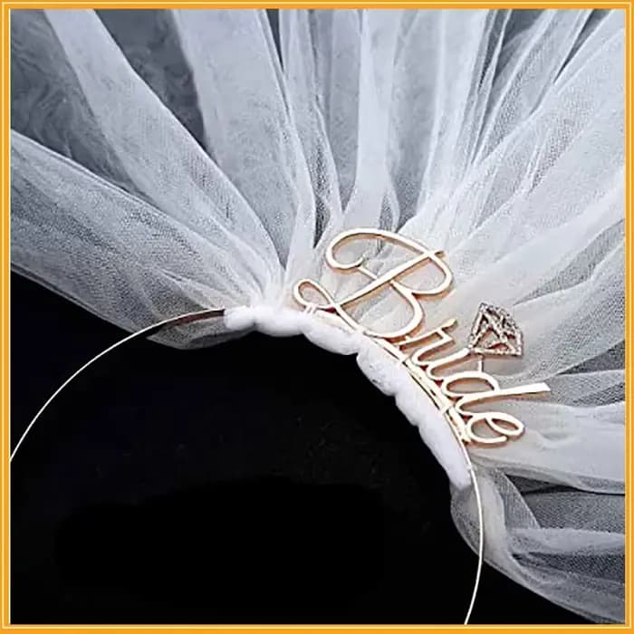 Mariée To Be, bandeau couronne avec voile, accessoires de cheveux de mariée de luxe, cadeau de décor