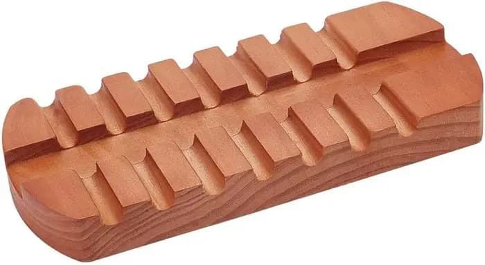 Repose-pinceau avec 7 fentes, porte-pinceau en bois, organisateur de pinceaux, présentoir pour aquar