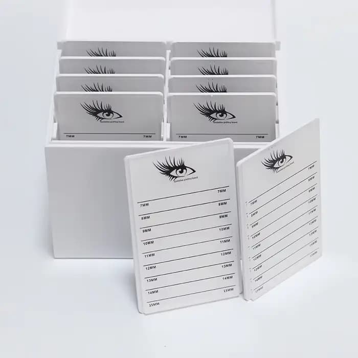 Salon de beauté 10 couches acrylique Extensions de cils boîte de rangement cils carrelage Palette bo