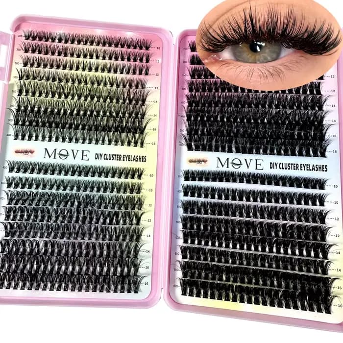 Kit d'Extension de Cils 5D Fluffy Optics, Volume Mixte, Faux Vison, Maquillage, Nouveau, 640