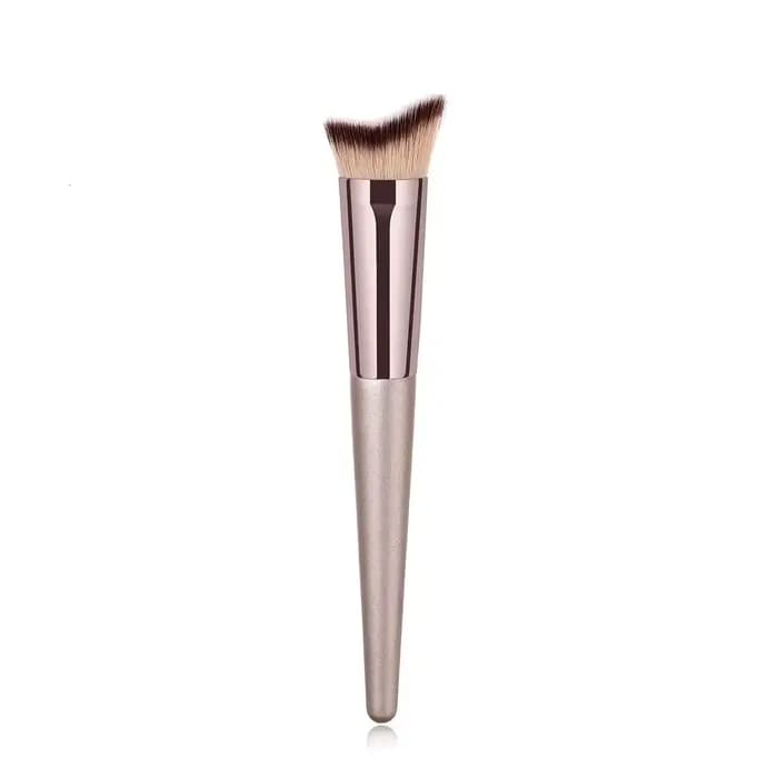 Pinceaux de maquillage Champagne pour fond de teint, poudre, Blush, fard à paupières, correcteur, lè