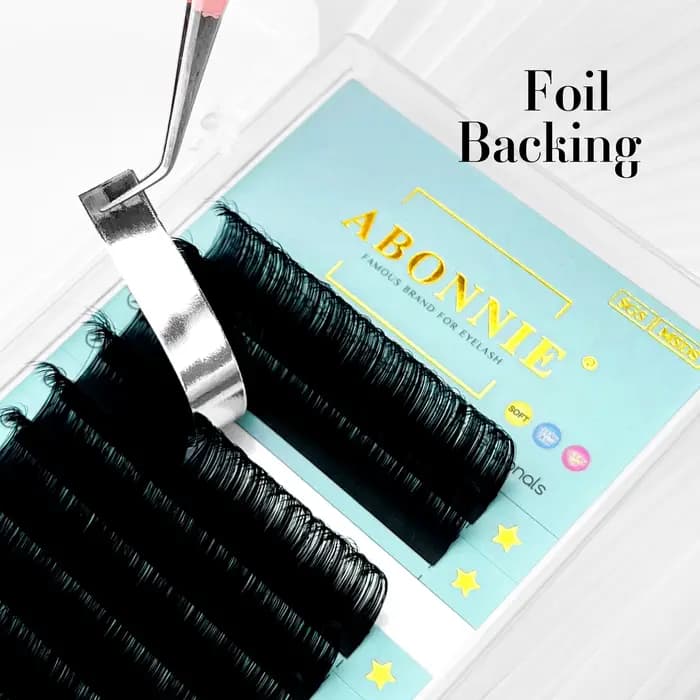 ABONNIE-Extensions de Cils Individuels en Cachemire, Faux-Cils Classiques en Vison Doux Noir, Platea