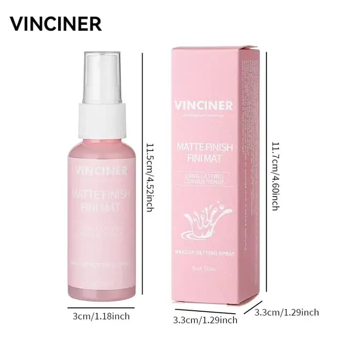 Spray fixateur hydratant, longue durée, rafraîchissant, sans dépose, primaire féminin, liquide mat P