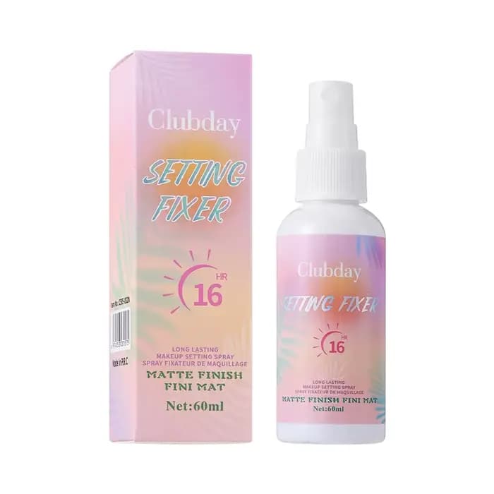 Spray Fixateur de Maquillage Mat Longue Tenue 16H Hydratant Léger Contrôle du Sébum Imperméable 60ml