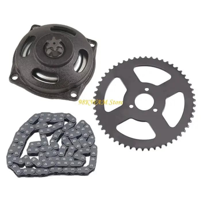 Accessoires 68uf pour vélo poche 49cc 2 traits T8f pignon 54t 26 mm Sprocket arrière 110 chaîne liai