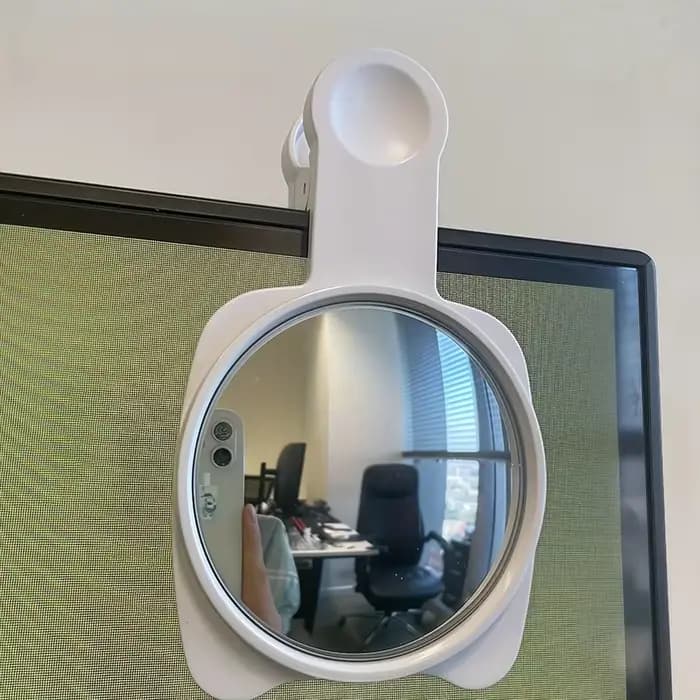 Miroir de confidentialité convexe à clipser, rétroviseur grand angle pour selfies sur téléphone et s