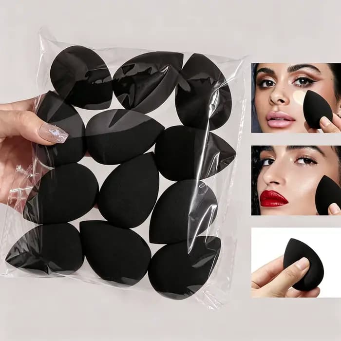 Mélangeur de beauté de taille moyenne, éponge de maquillage multicolore pour une Application parfait