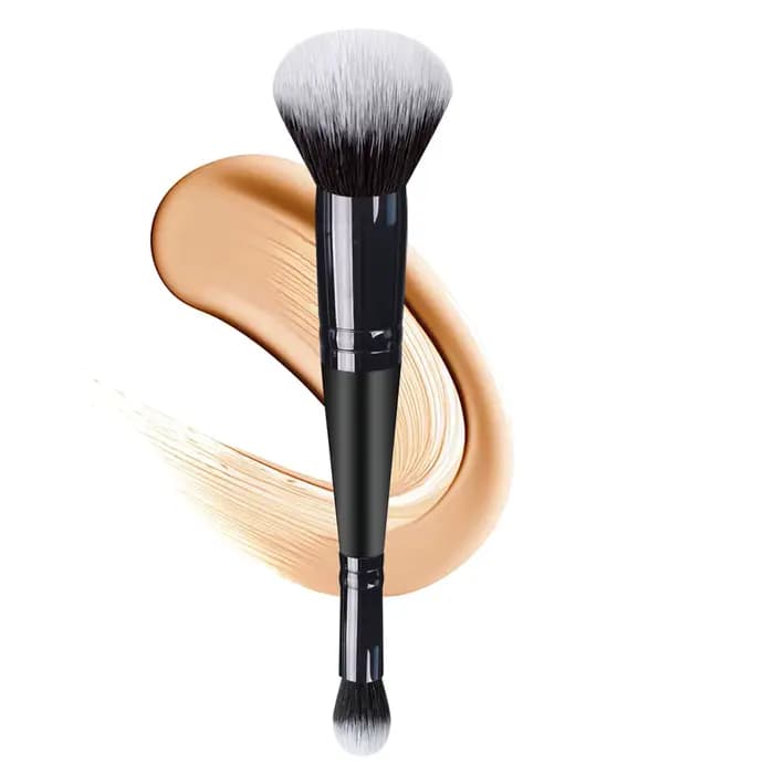 Pinceaux de maquillage avec logo personnalisé, grande brosse pour fond de teint en poudre, correcteu