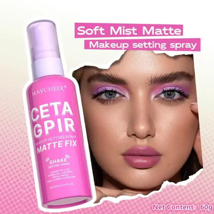 [Maycheer Spray de réglage de maquillage mat résistant à la transfert contrôle de l'huile pas de sép