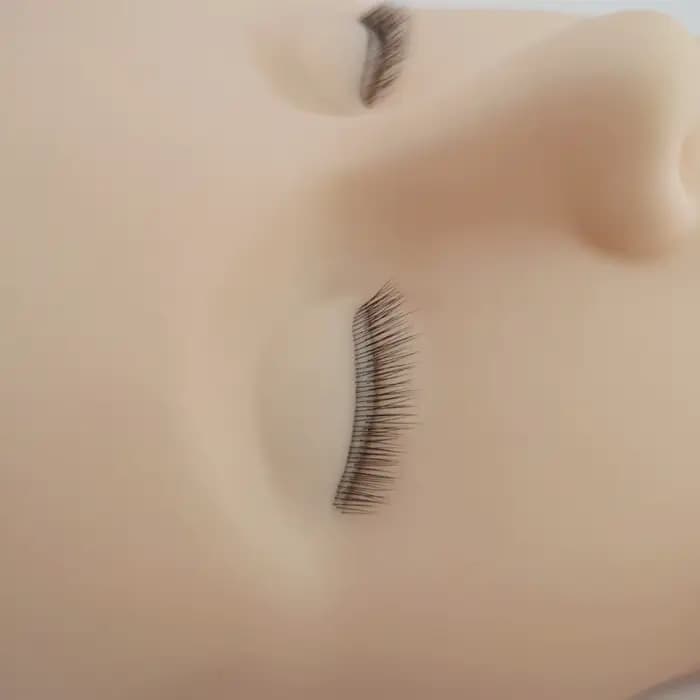 Tête de Mannequin 4D pour la Pratique de l'Extension des Cils, Outils de Formation au Greffage avec 