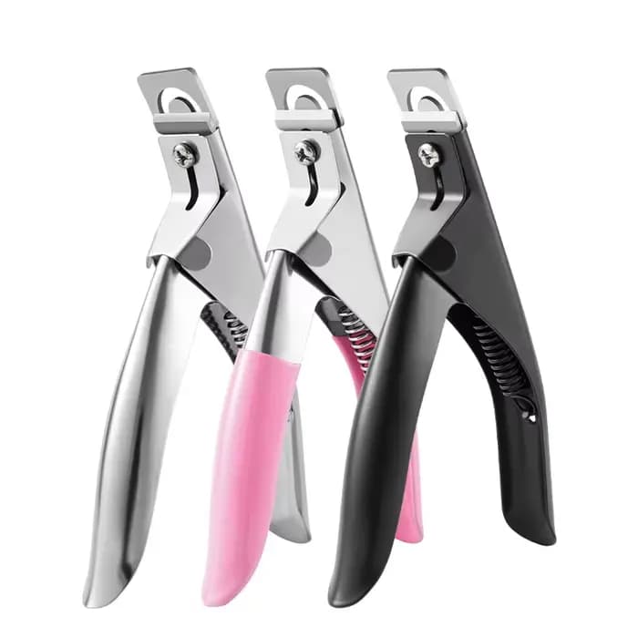 Coupe-ongles Transparent, coupe-bord droit pour ongles en acrylique/pointe, outil de manucure en aci