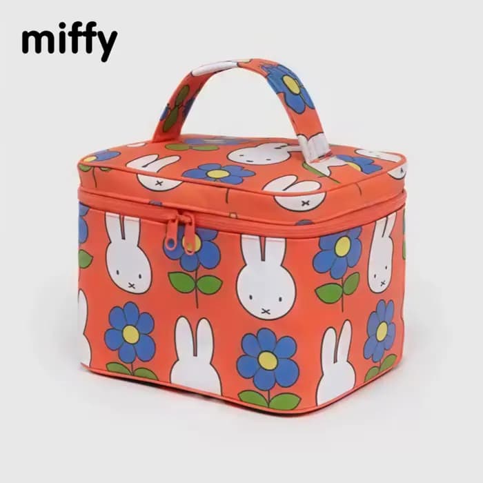 Kawaii Miffy imprimé grande capacité Portable sac de maquillage à main multifonctionnel voyage sac d