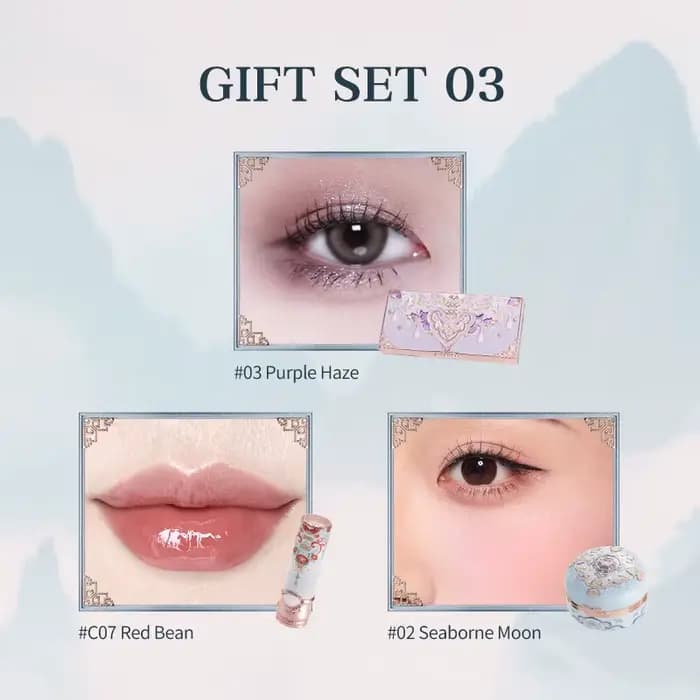 Ensemble de maquillage Flower Knows Butterfly Cloud Collar Collection Coffret cadeau de maquillage c