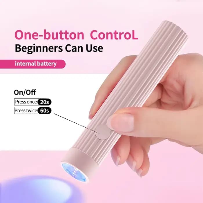 YIKOOLIN 1 Pc stylo forme Portable UV/LED lampe à ongles pour vernis Gel et presse sur ongles sans f