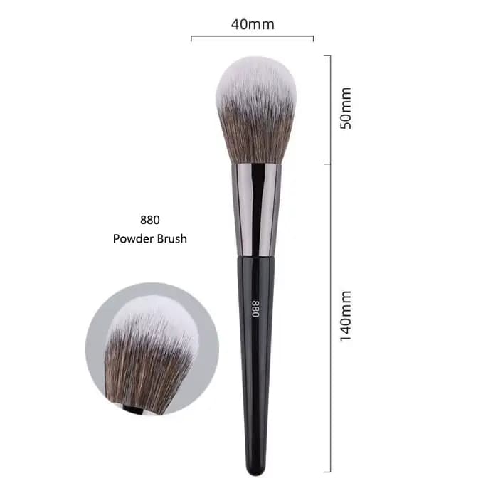 Pinceau rond de maquillage pour poudre, contour, finition bronzante, outils de beauté pratiques, far