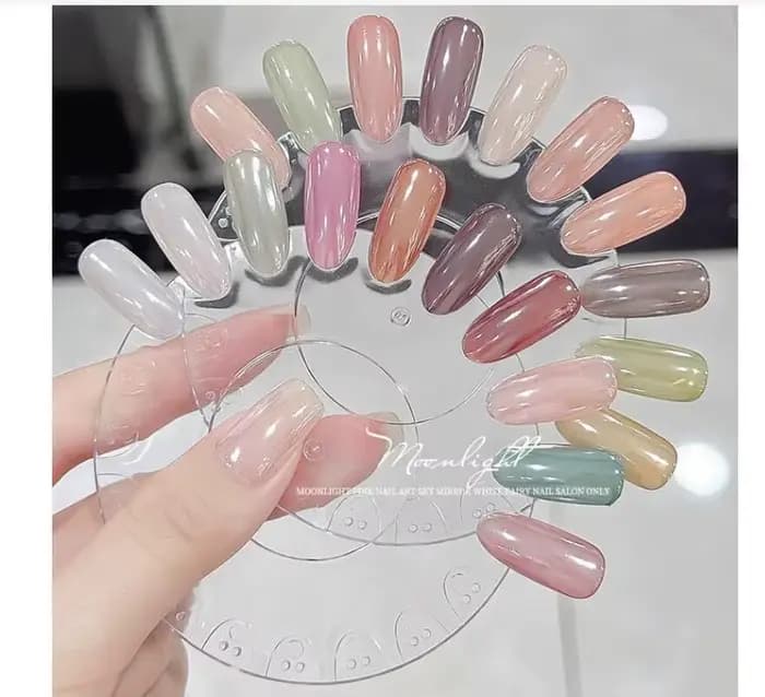1 pot placage Aurora Chrome poudre à ongles haute brillance clair de lune miroir Fine paillettes Pig