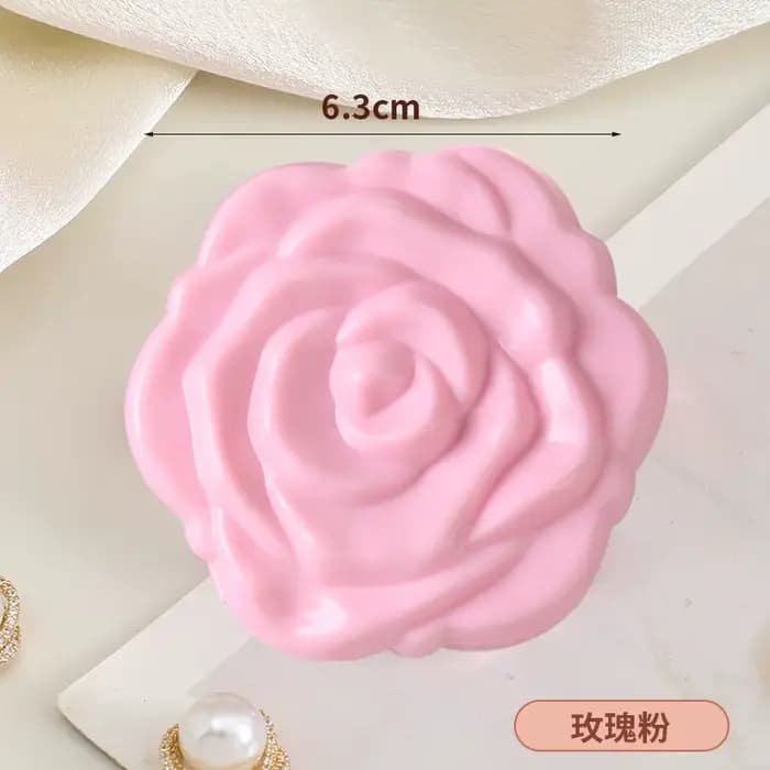 Miroir Double face pliable et Portable, miroir de maquillage, fleur de Rose, exquis pour sac à main 