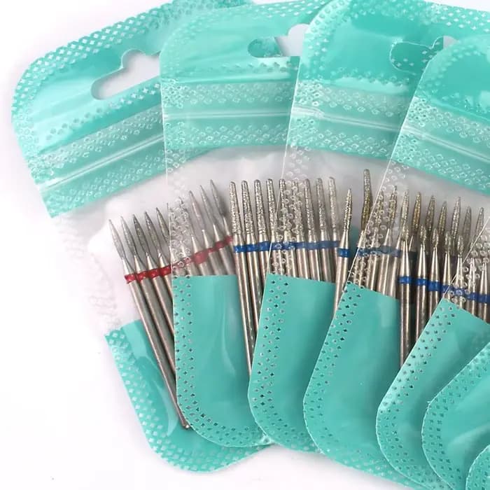 10 pièces diamant fraise ongles forets ensemble pour manucure accessoire pédicure électrique Machine