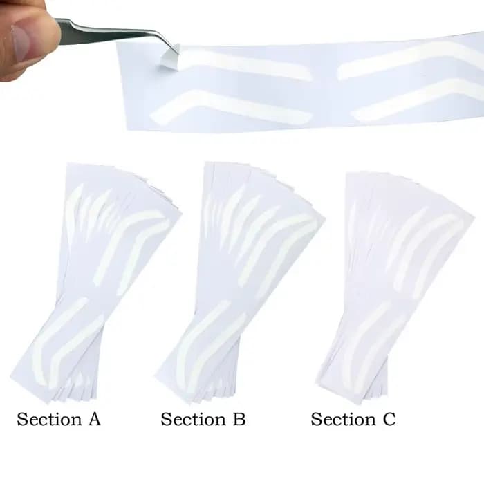 Pochoir de conception de sourcils jetable, teinte de sourcils, autocollant auxiliaire d'aérographe p