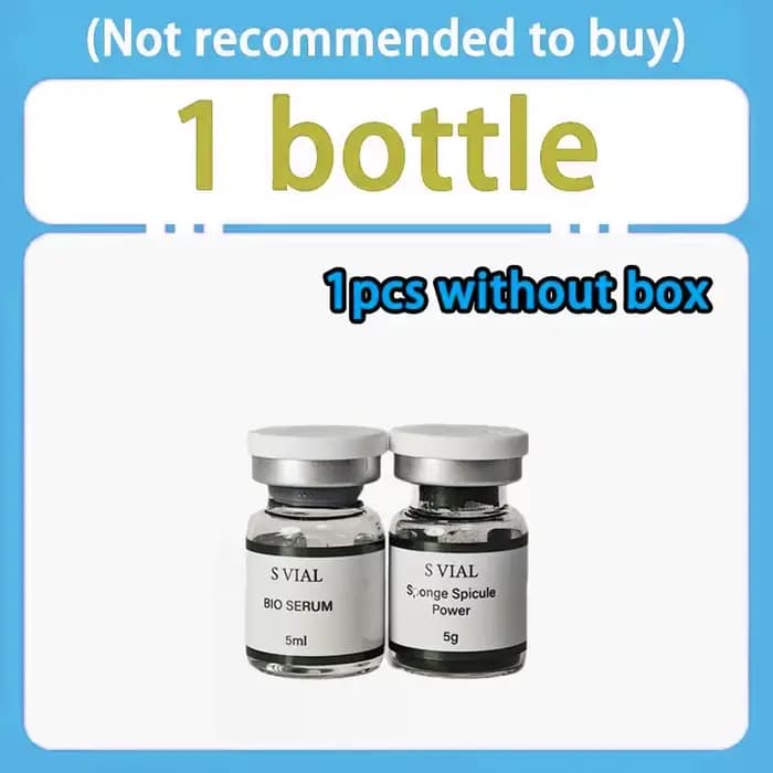 Kit de spicules d'éponge biomicrocristallines S VIAL pour nettoyer les pores, éponge grossière, esse