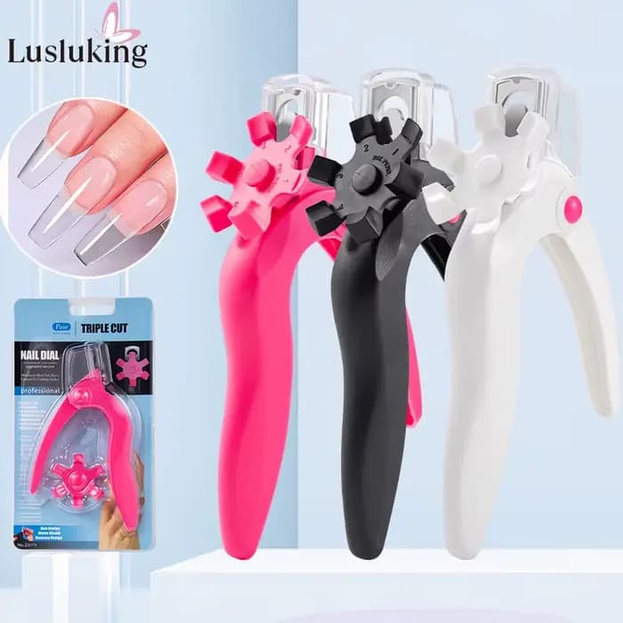 Coupe-ongles en forme de U, ciseaux pour faux ongles en acrylique, coupe-bord de pointe d'ongle, man