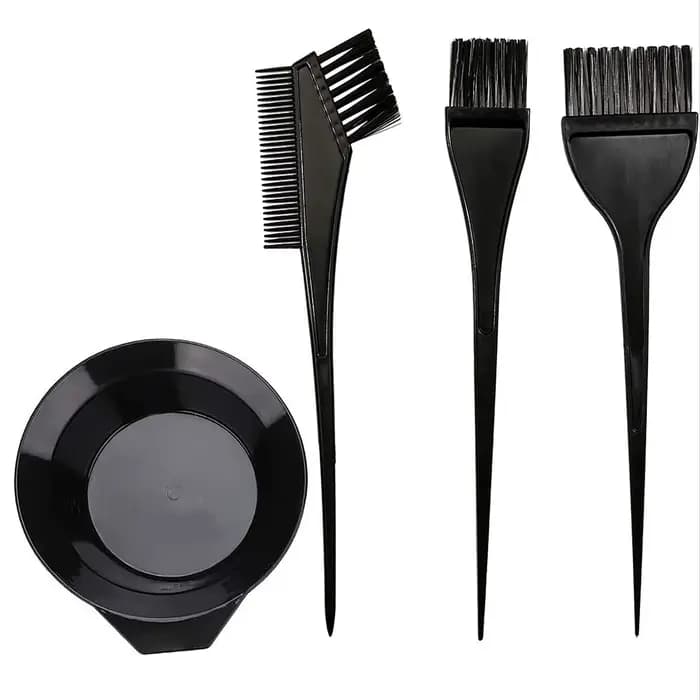 Kit de teinture capillaire : pinceaux et bol, outils de mélange, peigne pour la coloration des cheve