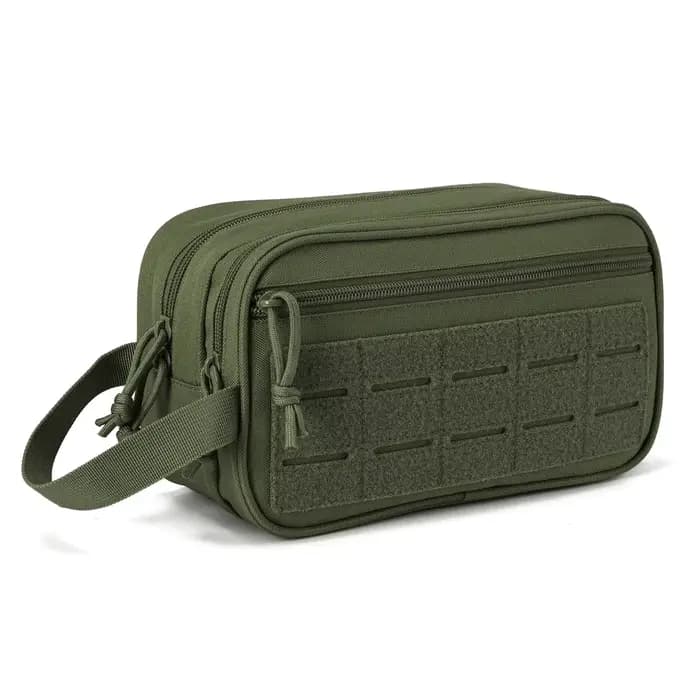 Trousse de toilette tactique pour hommes, trousse d'hygiène, Kit de rasage pour hommes, pochette de 