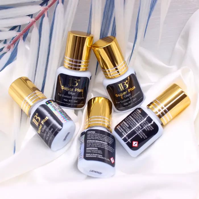 1 bouteille de colle originale IB Super Plus pour Extensions de cils 5ml corée professionnelle IB or