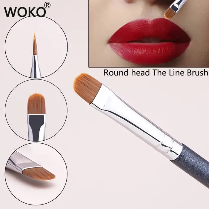 Oblate la ligne brosse Ultra-mince ligne de lèvres sourcil correcteur brosses détail correcteur outi