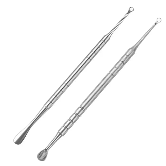 Nouveau dissolvant de cuticules à tête biseautée à Double extrémité, dissolvant de cuticules en acie