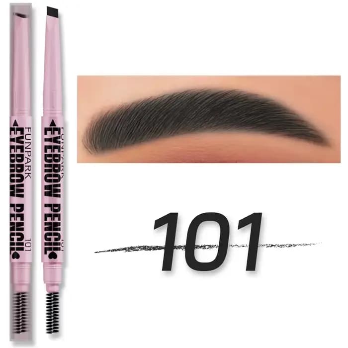 Crayon à sourcils 2 en 1, cosmétiques professionnels, maquillage pour femmes, 5 couleurs, brosse de 
